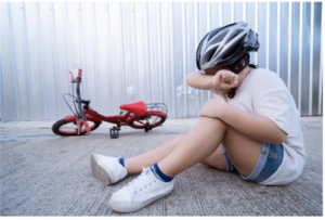 fall from a bike