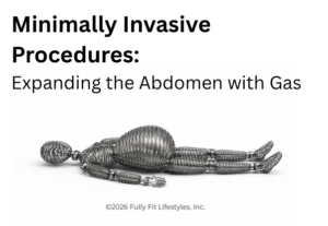 expanding the abdomen with gas