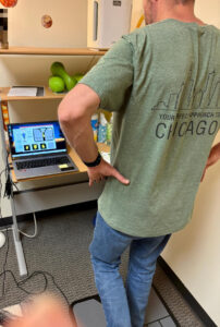 Bill uses Balance Assessment Machine