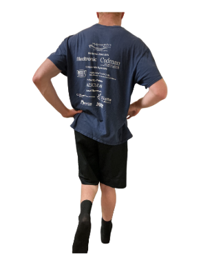 Alex is tested for balance