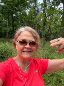 Cara is still running and working out
