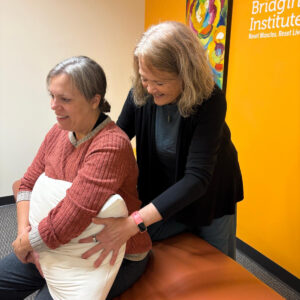 Cara treats client's tummy troubles